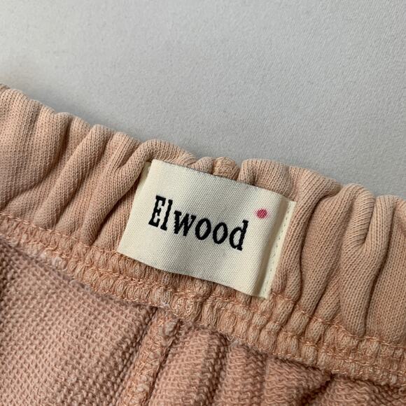 Elwood Men Jogger Sweatpants M Beige Organic Cotton Natural Essential Baggy 29 - Picture 6 of 9